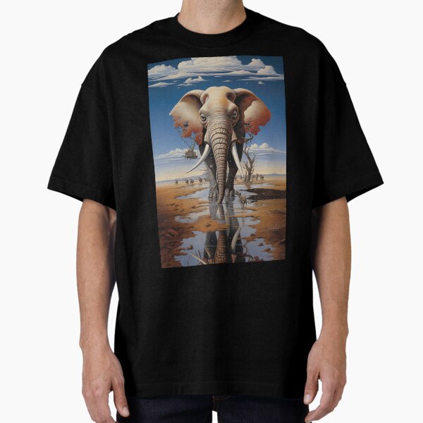 Item preview, Surreal Pachyderm Symphony: Abstract Serenity designed and sold by Mullet Monkey.