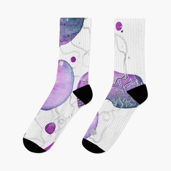 Item preview, Space Beans Watercolor Painting designed and sold by Stella-Bell.