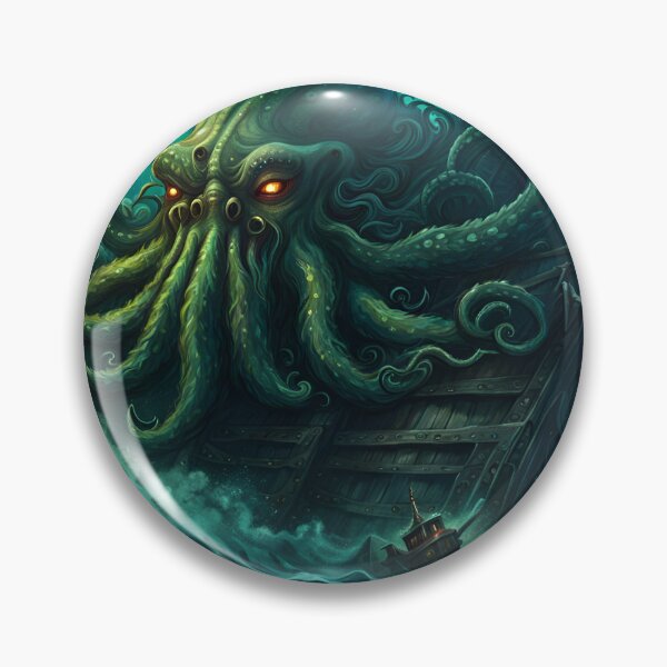 Artikelvorschau, Cthulhu-Monster aus der Tiefe des Meeres, Schiffbruch im ersten Bild entworfen und verkauft von primetimereign.