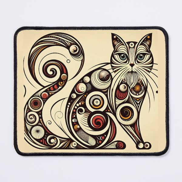 Item preview, Cymric Elegance: Artistic Whisker Serenity designed and sold by BastKittyStore.
