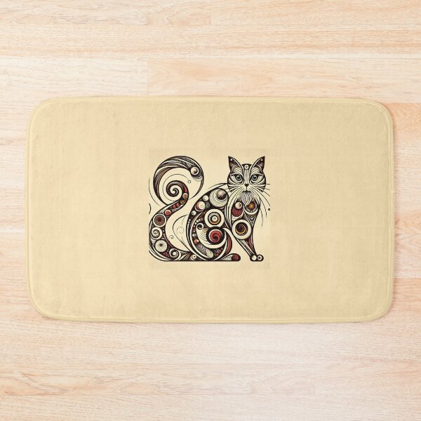 Item preview, Cymric Elegance: Artistic Whisker Serenity designed and sold by BastKittyStore.