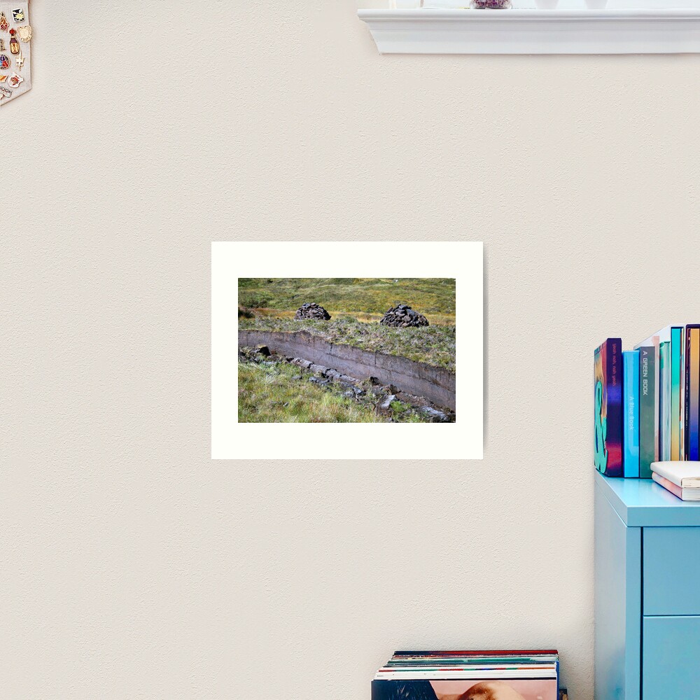 Peat-Stacks Art Print