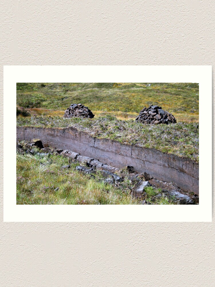 Alternate view of Peat-Stacks Art Print
