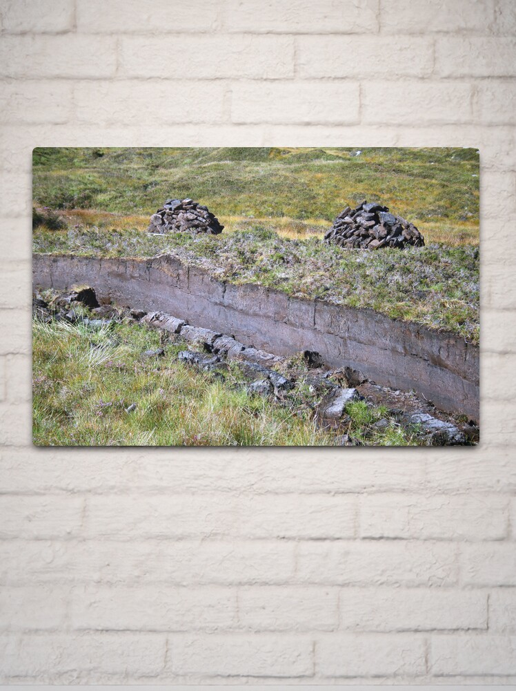 Alternate view of Peat-Stacks Metal Print