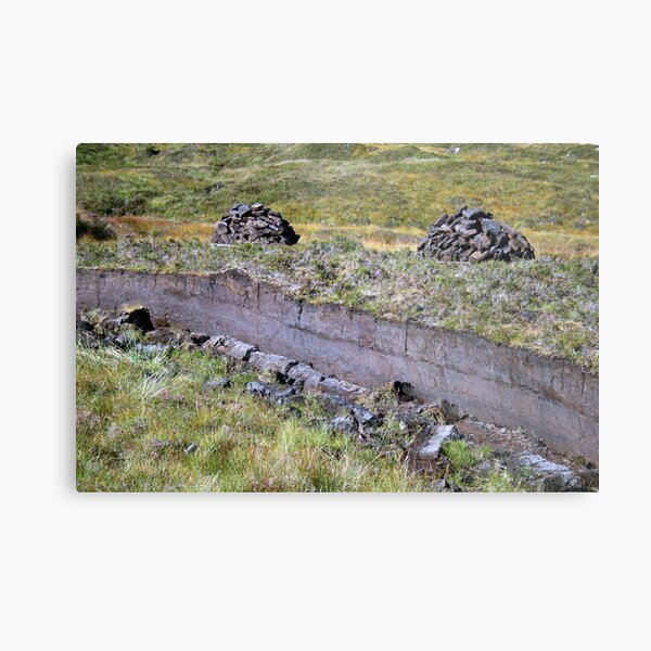 Peat-Stacks Metal Print
