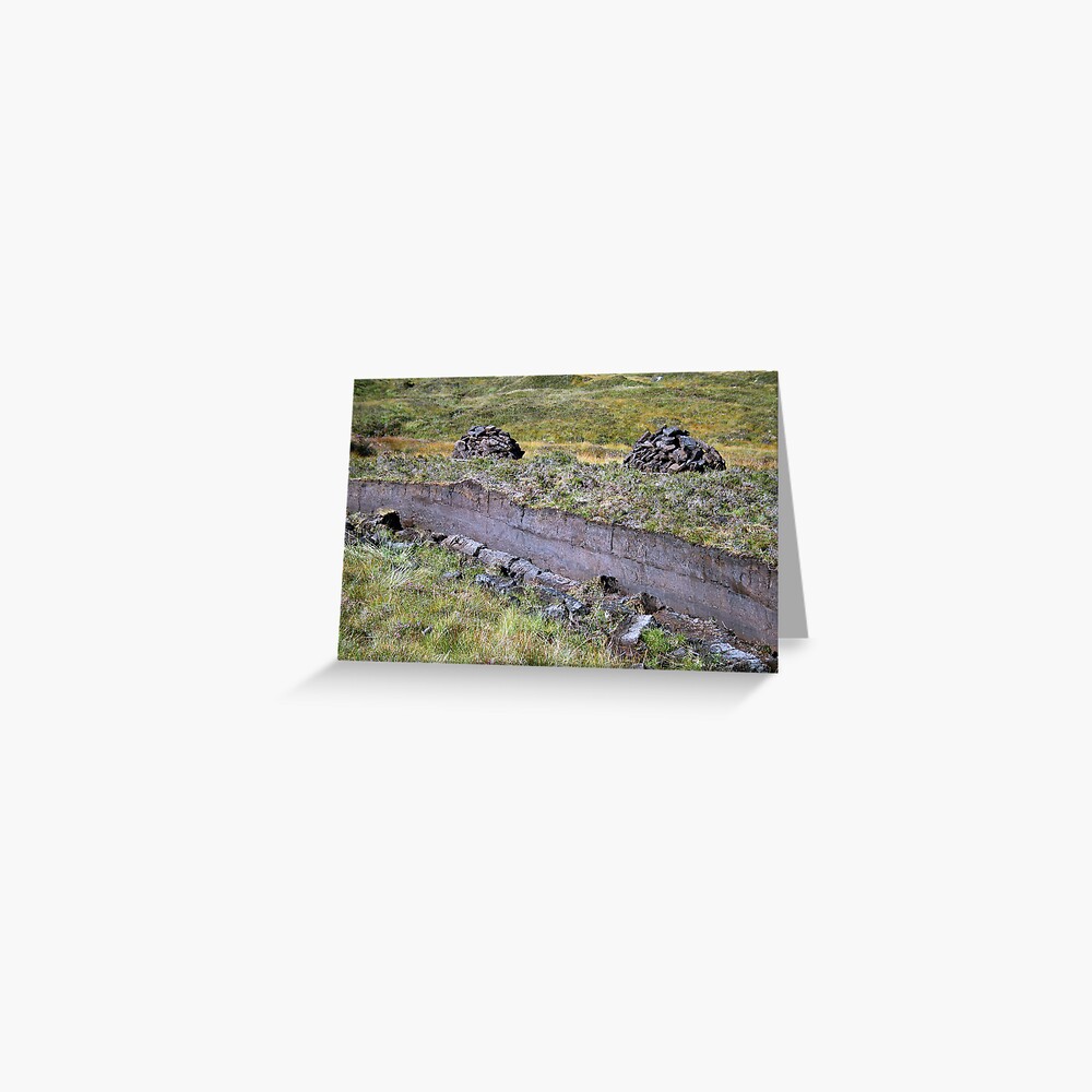 Peat-Stacks Greeting Card