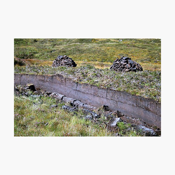 Peat-Stacks Photographic Print