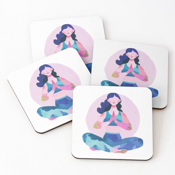 Item preview, Meditating Yoga Girl designed and sold by Ilze Lucero.