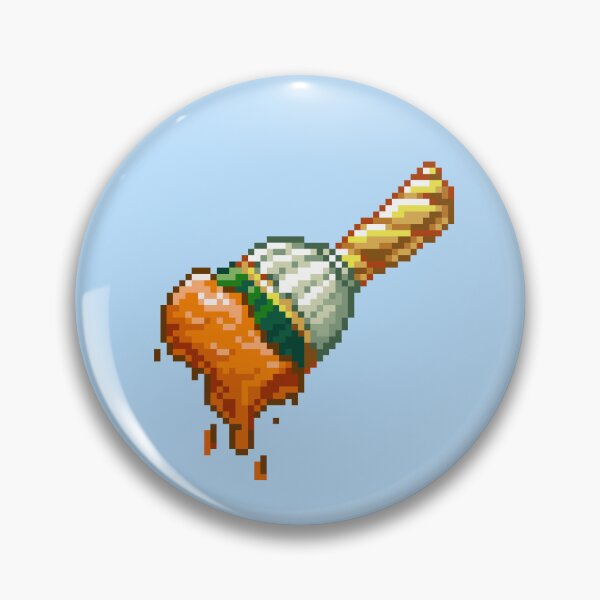 Item preview, Neopet Maraquan Paint Brush Pixel Art designed and sold by AyrosArts.