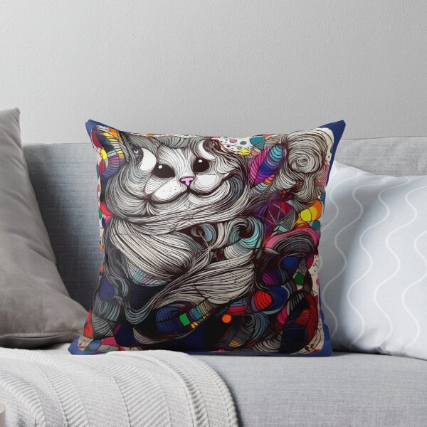 Item preview, Rainbow funny and cheerful kitten. designed and sold by Zofia Sosnecka.