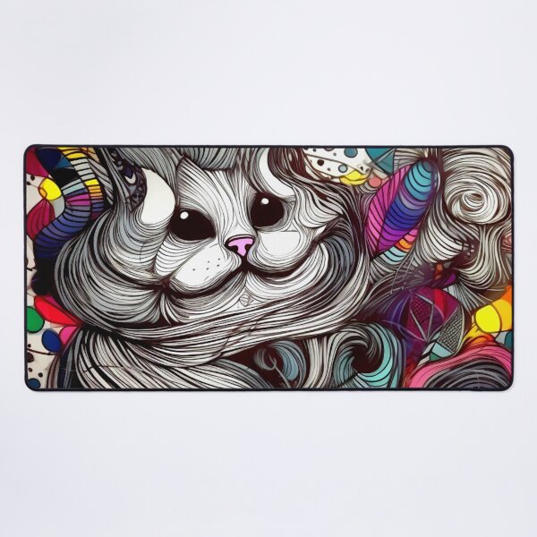 Item preview, Rainbow funny and cheerful kitten. designed and sold by Zofia Sosnecka.