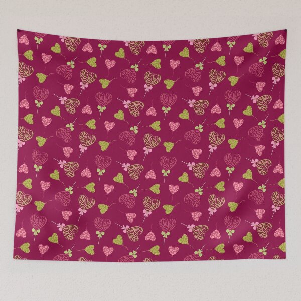Item preview, Lollipop Hearts - Pink designed and sold by JaselviiStudio.