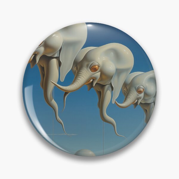 Item preview, Otherworldly Tusks: Abstract Elephant Fantasia designed and sold by Mullet Monkey.