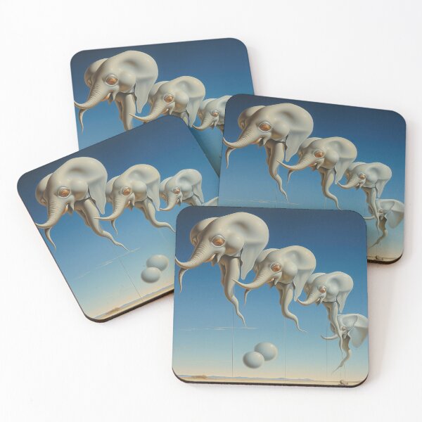 Item preview, Otherworldly Tusks: Abstract Elephant Fantasia designed and sold by Mullet Monkey.