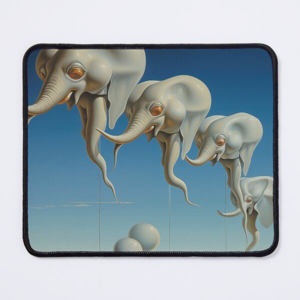 Item preview, Otherworldly Tusks: Abstract Elephant Fantasia designed and sold by Mullet Monkey.