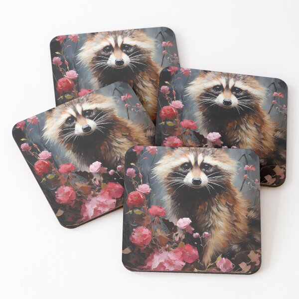 Item preview, The Racoon | Original Art | Home Decor designed and sold by Peek-Designs.
