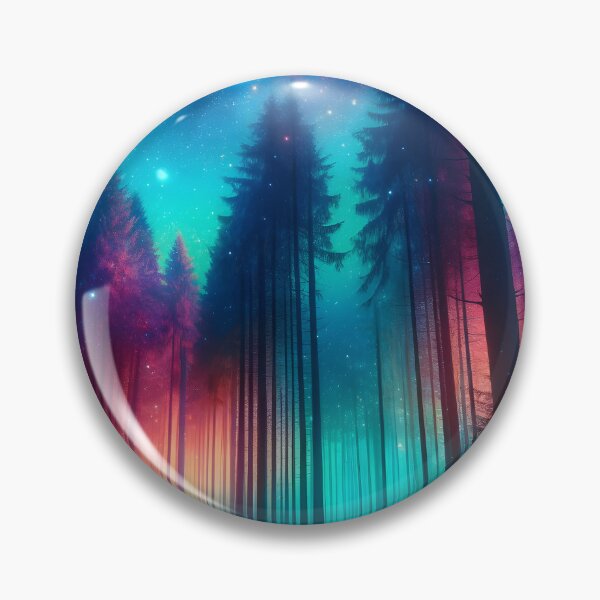 Item preview, colorful mystical forest designed and sold by LLSGermany.