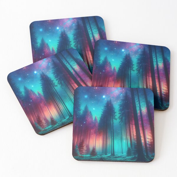 Item preview, colorful mystical forest designed and sold by LLSGermany.