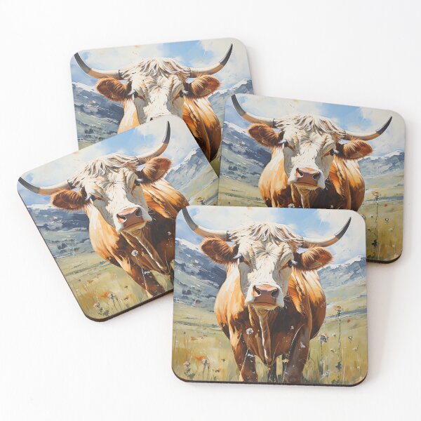 Item preview, The Great Cow | Original Art | Home Decor designed and sold by Peek-Designs.