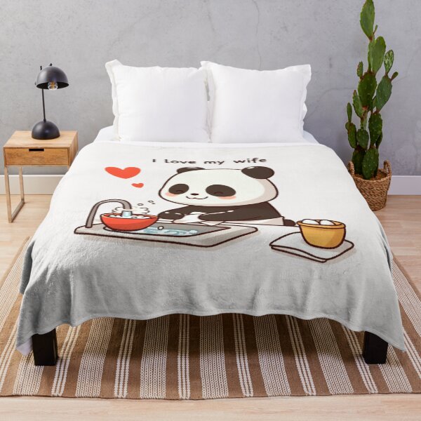 Item preview, I Love My Wife Panda designed and sold by LemuellTrends.