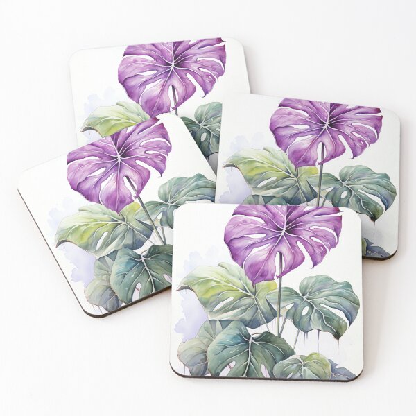 Item preview, Abstract Purple Leaf | Original Art | Home Decor designed and sold by Peek-Designs.