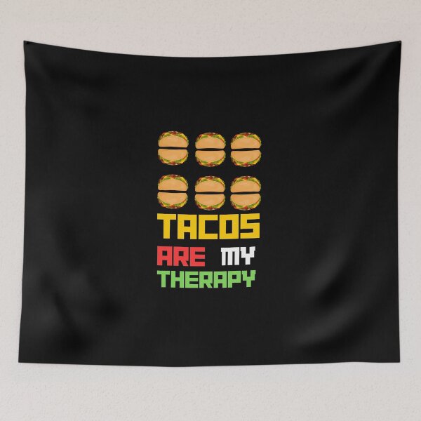 Item preview, tacos are my therapy designed and sold by Thespacerocket.
