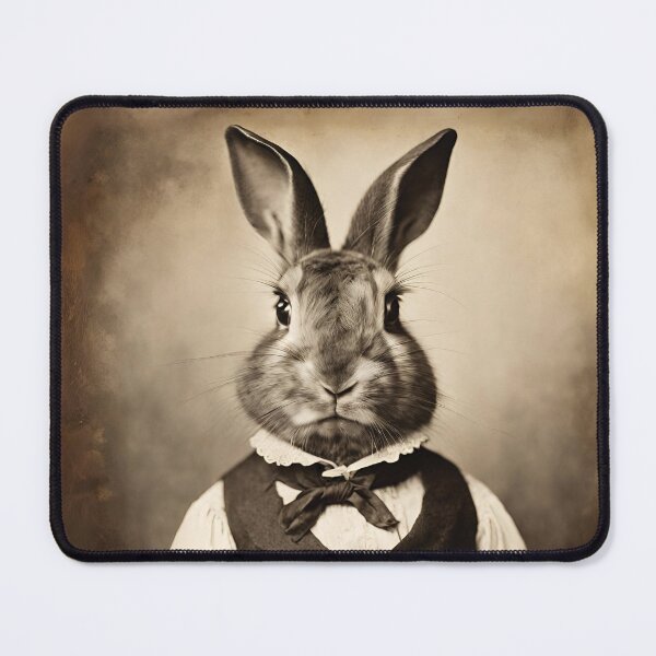 Item preview, Rabbit Portrait Victorian Artistic Gift Fashion Animal  designed and sold by popanato.