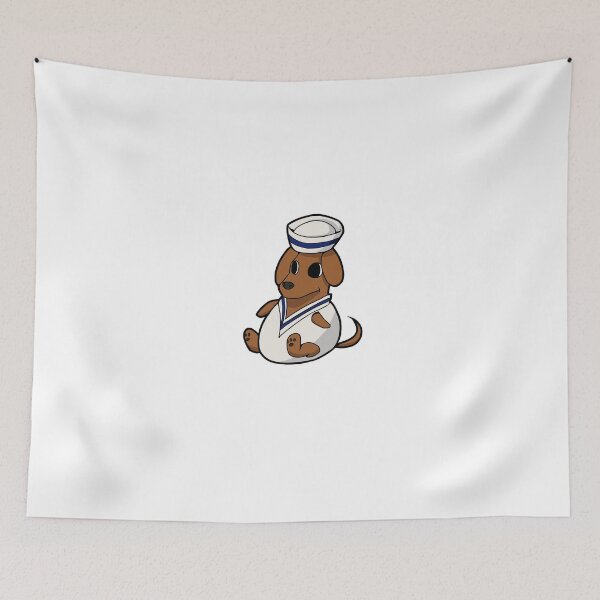 Item preview, Perro salchicha marinero designed and sold by TheHareStudio.