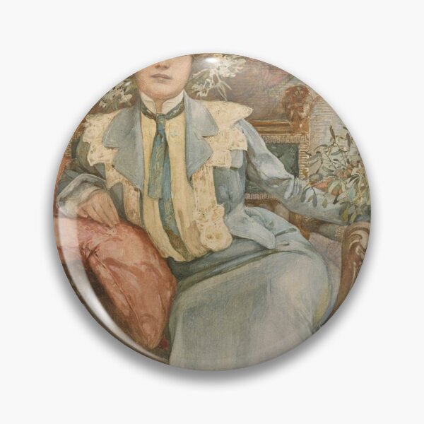 Item preview, Portrait of a girl, by Alphonse Mucha. HIGH DEFINITION designed and sold by MINDTHECHERRY.