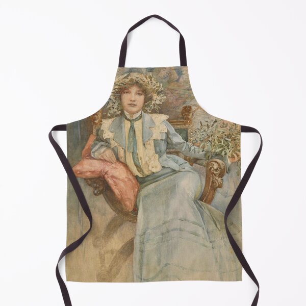 Item preview, Portrait of a girl, by Alphonse Mucha. HIGH DEFINITION designed and sold by MINDTHECHERRY.