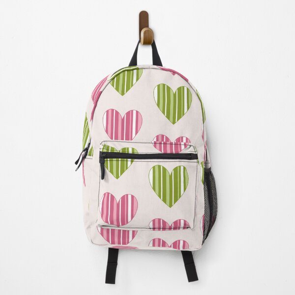 Item preview, Striped Hearts - Light Pink designed and sold by JaselviiStudio.