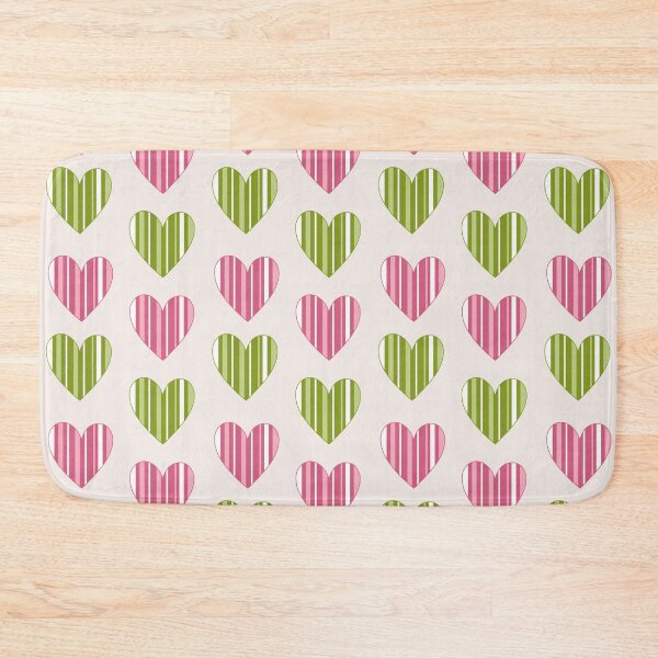 Item preview, Striped Hearts - Light Pink designed and sold by JaselviiStudio.