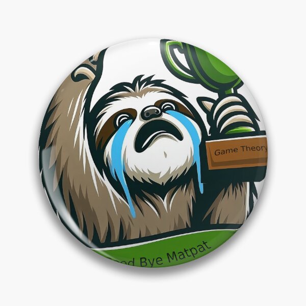 Item preview, Sloth paying a tribute to MatPat from "The Game Theorists" designed and sold by Sloth-Omega.