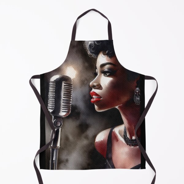 Item preview, Noir Vintage Afro-American Noir Singer Woman designed and sold by RESToRAPTOR.