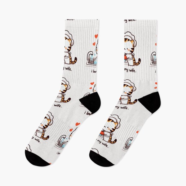Item preview, I Love My Wife Tiger designed and sold by LemuellTrends.