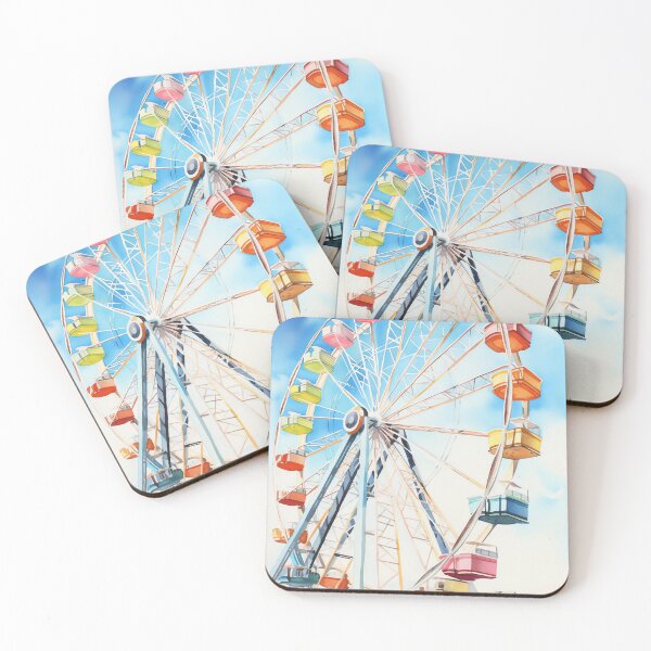 Item preview, Ferris Wheel Nursery Artwork | Nursery Poster | Original Art | Home Decor designed and sold by Peek-Designs.