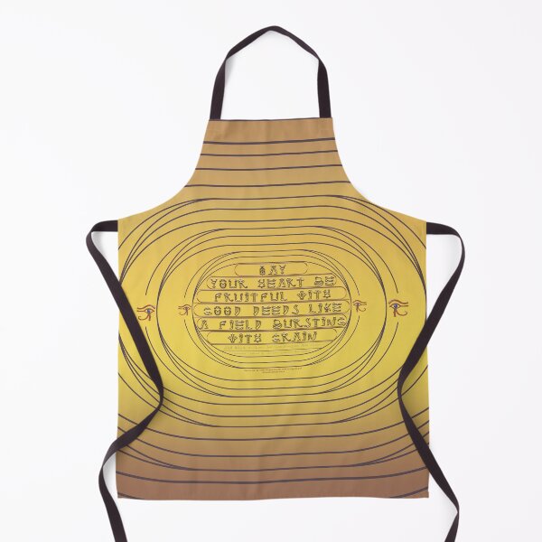 Item preview, "May your heart be fruitful with good deeds, like a field bursting with grain" .. Pharaonic saying or advice designed and sold by ShabayekShop.