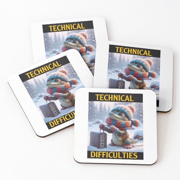 Item preview, Technical Difficulties designed and sold by CroakysCorner.