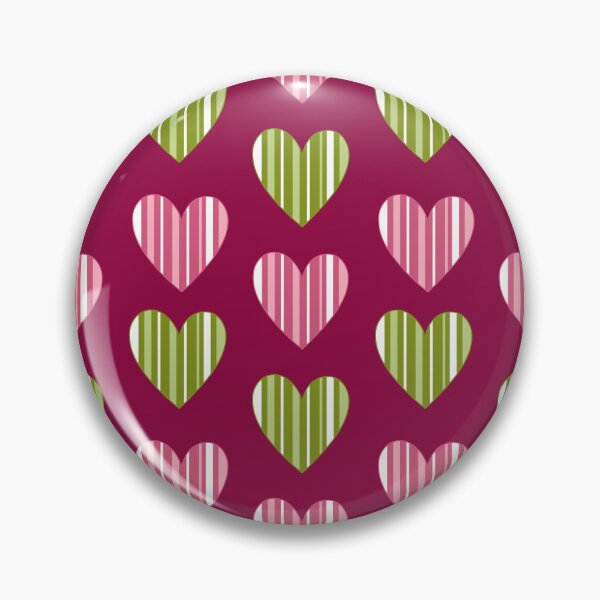 Item preview, Striped Hearts - Pink designed and sold by JaselviiStudio.