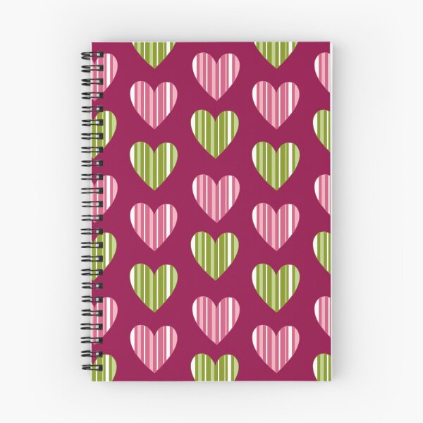 Item preview, Striped Hearts - Pink designed and sold by JaselviiStudio.