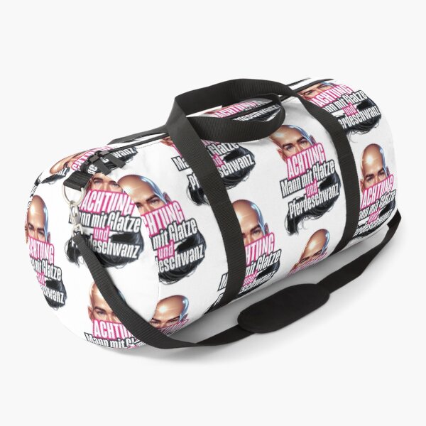 Item preview, Attention bald man and ponytail men having fun designed and sold by LLSGermany.