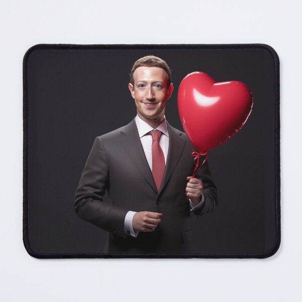 Item preview, Mark Zuckerberg Valentine's Day designed and sold by spiritedmuse.