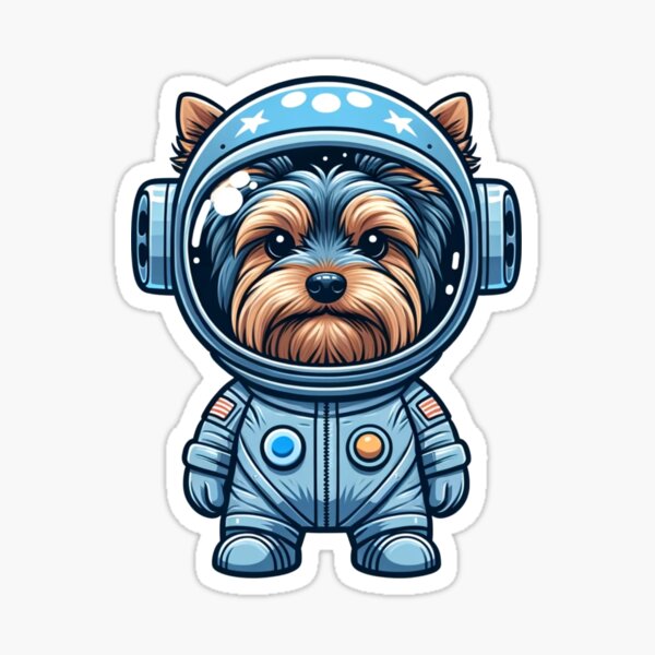 Item preview, Cute S[ace Yorkie, Yorkshire Terrier designed and sold by LifeMessages.