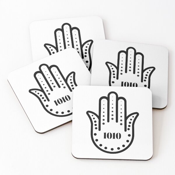 Item preview, 1010 Angel Number Hamsa Hand designed and sold by hamsasoul.
