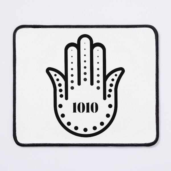 Item preview, 1010 Angel Number Hamsa Hand designed and sold by hamsasoul.