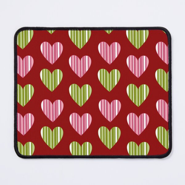 Item preview, Striped Hearts - Red designed and sold by JaselviiStudio.