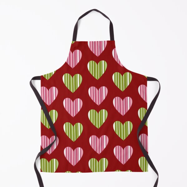 Item preview, Striped Hearts - Red designed and sold by JaselviiStudio.