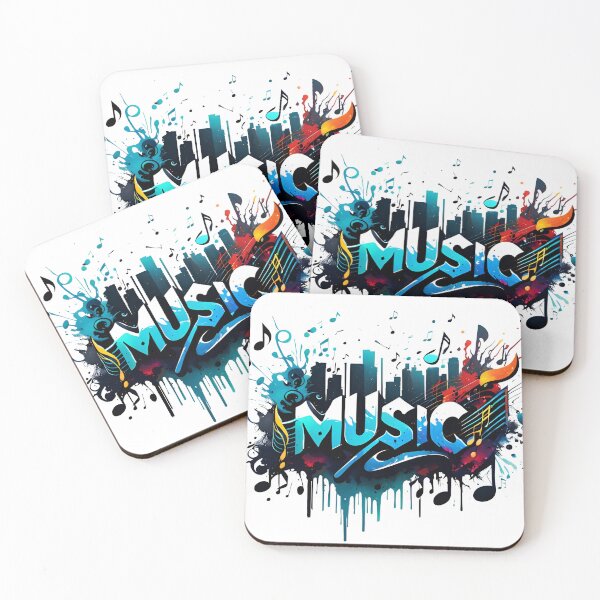 Item preview, Colorful Graffiti Music designed and sold by DisneyKrayzie.