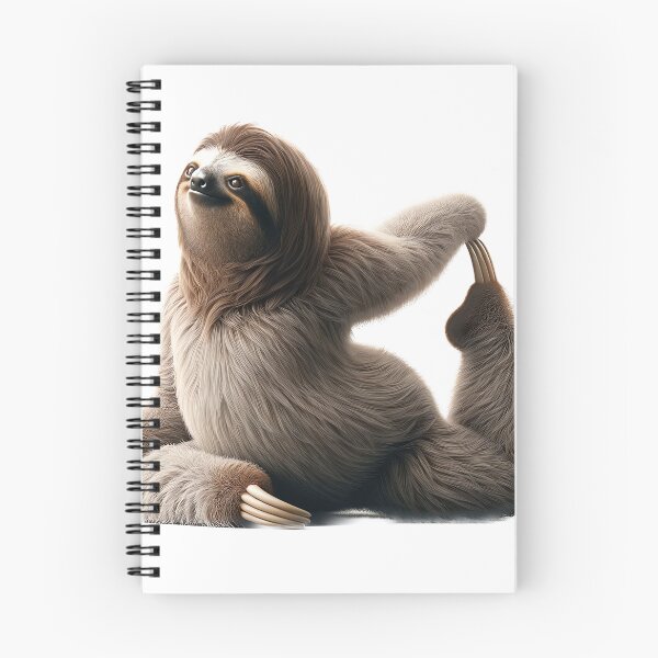 Item preview, Serenity Strength: Sloth Yoga Power Pose designed and sold by FunArt4Everyone.