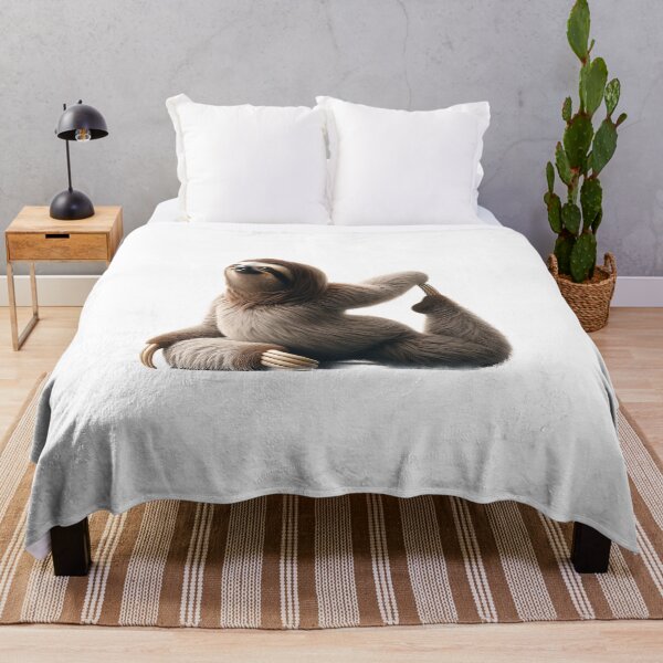 Item preview, Serenity Strength: Sloth Yoga Power Pose designed and sold by FunArt4Everyone.